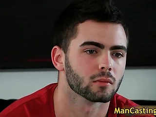 Down in the mouth hunk Josh gets arse hammered after happy-go-lucky video